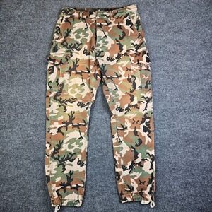 PURPLE BRAND Camo Cargo Pants Men's M (34x30) Style P503 Streetwear Button Fly